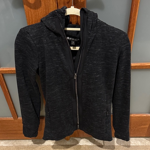Athleta Black Zip-Up Jacket - Picture 3 of 12